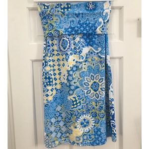 Jude Connally strapless dress